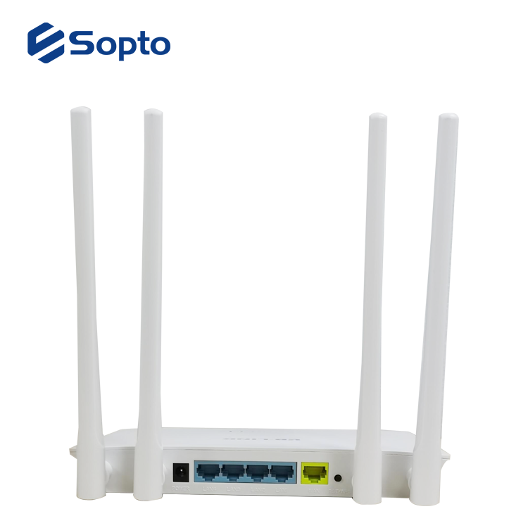 Wholesale Wireless Router 1200Mbps Frequency 2.4G/5G 11AC 1 WAN 4 LAN Port Indoore Wireless Network Router
